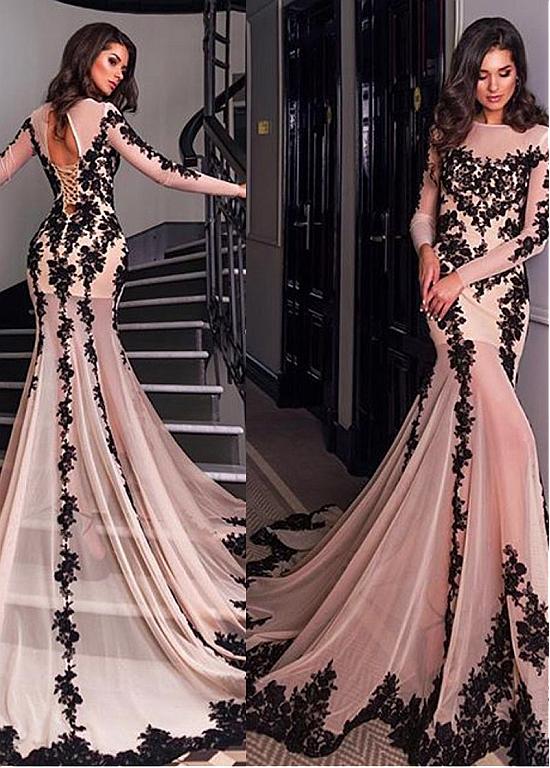 Prom Dress,long Prom Dress,long Sleeve Prom Dress 2017,chiffon Prom ...